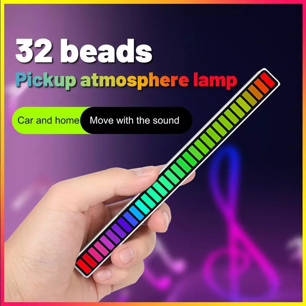 Lumière Rythmique Avec Micro LED à Contrôle Vocale